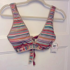 Becca by Rebecca Virtue tie back bikini top. Brand new
